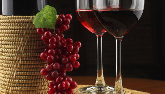 Cheers! Your glass of red wine has true anti-ageing properties.